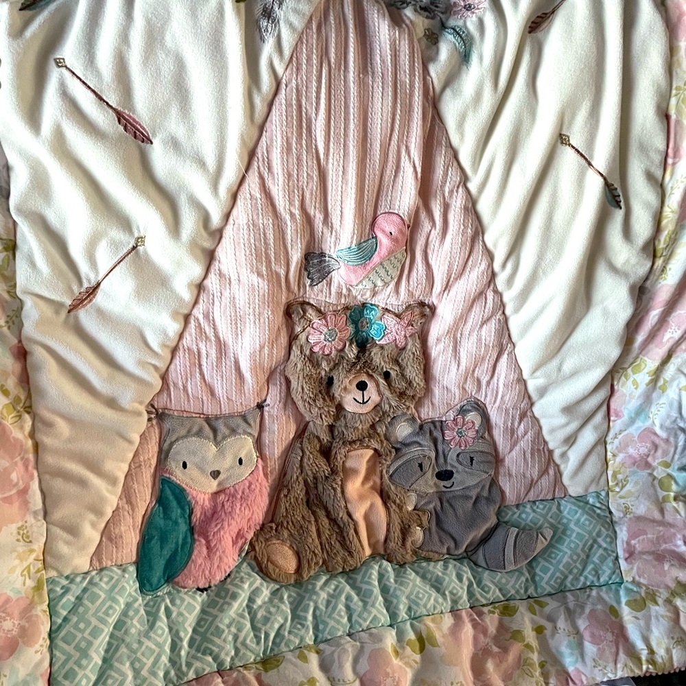 Woodland Buy Buy baby crib/toddler bedding set